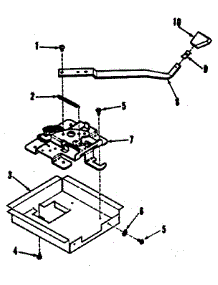 Door Lock Section parts for Kenmore Range 911.4698810 (9114698810, 911 4698810) from AppliancePartsPros.com