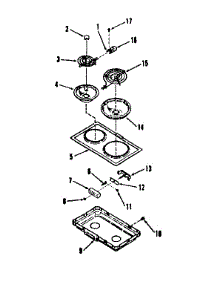 Optional Electric Coil Module Kit 4998520 & 4998620 parts for Kenmore Range 911.4698611 (9114698611, 911 4698611) from AppliancePartsPros.com