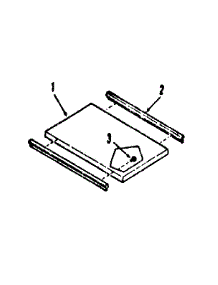 Optional Griddle / Grill Cover Module Kit 4998510 parts for Kenmore Range 911.4698611 (9114698611, 911 4698611) from AppliancePartsPros.com