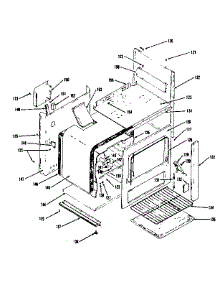 Body Section parts for Kenmore Range 119.7458510 (1197458510, 119 7458510) from AppliancePartsPros.com