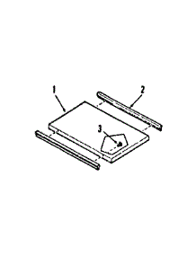 Optional Griddle / Grill Cover Module Kit parts for Kenmore Range 911.4698612 (9114698612, 911 4698612) from AppliancePartsPros.com