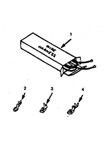 Wire Harnesses And Components parts for Kenmore Range 911.4698612 (9114698612, 911 4698612) from AppliancePartsPros.com