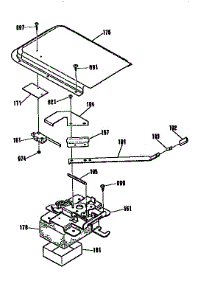 Door Lock Section parts for Kenmore Range 911.93458591 (91193458591, 911 93458591) from AppliancePartsPros.com