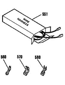 Wire Harness parts for Kenmore Range 911.9342191 (9119342191, 911 9342191) from AppliancePartsPros.com
