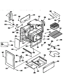 Body Section parts for Kenmore Range 911.9342191 (9119342191, 911 9342191) from AppliancePartsPros.com