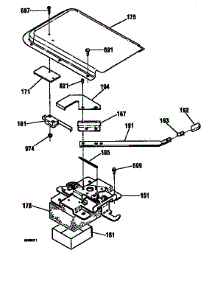Door Lock Section parts for Kenmore Range 911.94476790 (91194476790, 911 94476790) from AppliancePartsPros.com
