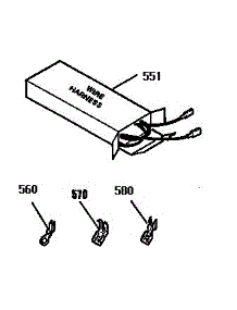 Wire Harness parts for Kenmore Range 911.9384591 (9119384591, 911 9384591) from AppliancePartsPros.com