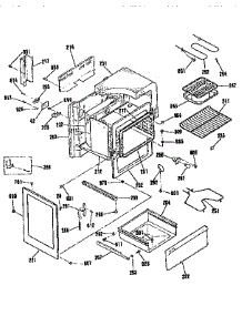 Body Section parts for Kenmore Range 911.95061690 (91195061690, 911 95061690) from AppliancePartsPros.com