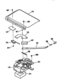 Door Lock Section parts for Kenmore Range 911.93451591 (91193451591, 911 93451591) from AppliancePartsPros.com
