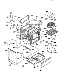 Body Section parts for Kenmore Range 911.93451591 (91193451591, 911 93451591) from AppliancePartsPros.com