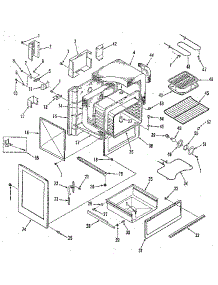 Body Section parts for Kenmore Range 911.9330190 (9119330190, 911 9330190) from AppliancePartsPros.com