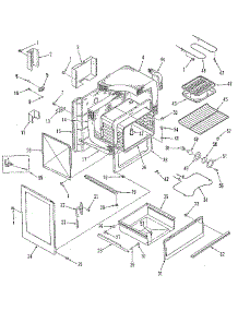 Body Section parts for Kenmore Range 911.9330191 (9119330191, 911 9330191) from AppliancePartsPros.com