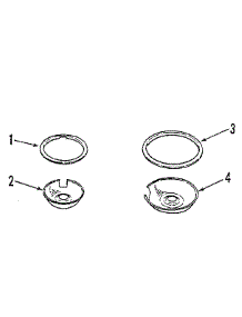 Optional Porcelain Pan And Chrome Ring Kit No. 8068410 parts for Kenmore Range 911.9330191 (9119330191, 911 9330191) from AppliancePartsPros.com