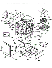 Body Section parts for Kenmore Range 911.9274190 (9119274190, 911 9274190) from AppliancePartsPros.com