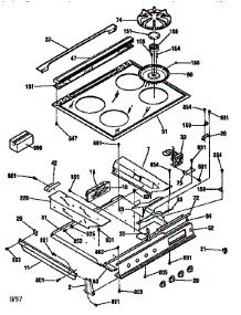 Maintop parts for Kenmore Range 911.36755794 (91136755794, 911 36755794) from AppliancePartsPros.com