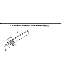 Optional Backsplash parts for Kenmore Range 911.36759590 (91136759590, 911 36759590) from AppliancePartsPros.com