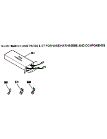 Wire Harness & Components parts for Kenmore Range 911.9333190 (9119333190, 911 9333190) from AppliancePartsPros.com