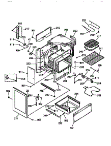 Body Section parts for Kenmore Range 911.95455590 (91195455590, 911 95455590) from AppliancePartsPros.com