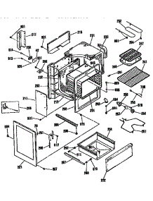 Body Section parts for Kenmore Range 911.95469690 (91195469690, 911 95469690) from AppliancePartsPros.com