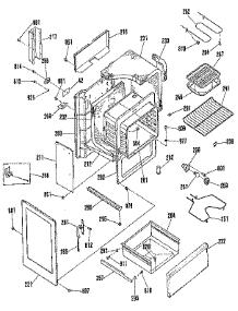 Body Section parts for Kenmore Range 911.9312190 (9119312190, 911 9312190) from AppliancePartsPros.com