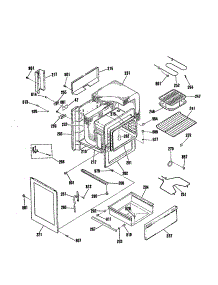 Body parts for Kenmore Range 911.6242190 (9116242190, 911 6242190) from AppliancePartsPros.com