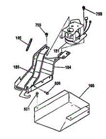 Door Lock Section parts for Kenmore Range 911.36665791 (91136665791, 911 36665791) from AppliancePartsPros.com
