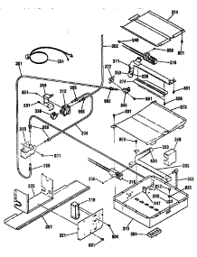 Oven Burner Section parts for Kenmore Range 911.36665790 (91136665790, 911 36665790) from AppliancePartsPros.com