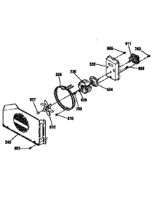 Fan parts for Kenmore Range 911.95975790 (91195975790, 911 95975790) from AppliancePartsPros.com