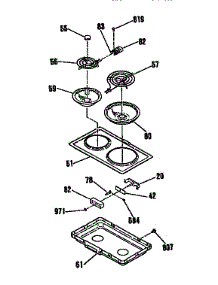 Electric Coil Module Kit parts for Kenmore Range 911.4694990 (9114694990, 911 4694990) from AppliancePartsPros.com