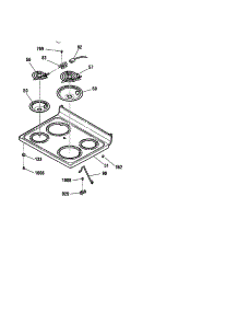 Maintop parts for Kenmore Range 911.93407991 (91193407991, 911 93407991) from AppliancePartsPros.com