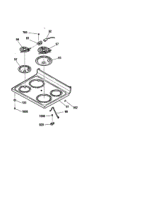 Maintop parts for Kenmore Range 911.93481991 (91193481991, 911 93481991) from AppliancePartsPros.com