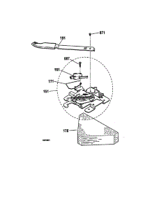Door Lock parts for Kenmore Range 911.93508990 (91193508990, 911 93508990) from AppliancePartsPros.com