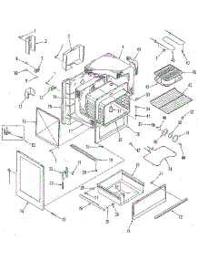 Body Section parts for Kenmore Range 911.9349180 (9119349180, 911 9349180) from AppliancePartsPros.com