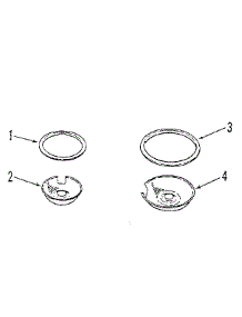 Optional Porcelain Pan And Chrome Ring Kit No. 8068410 parts for Kenmore Range 911.9349180 (9119349180, 911 9349180) from AppliancePartsPros.com