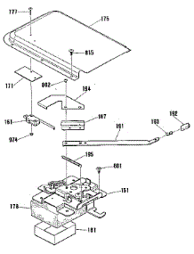 Door Lock Section parts for Kenmore Range 911.9321192 (9119321192, 911 9321192) from AppliancePartsPros.com