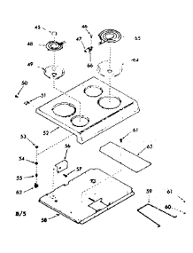 Main Top Section parts for Kenmore Range 911.9348110 (9119348110, 911 9348110) from AppliancePartsPros.com