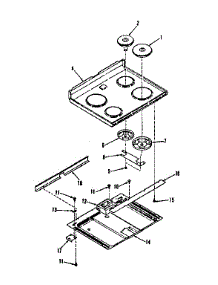 Main Section parts for Kenmore Range 911.9358710 (9119358710, 911 9358710) from AppliancePartsPros.com