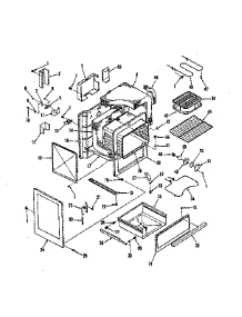 Body Section parts for Kenmore Range 911.9358710 (9119358710, 911 9358710) from AppliancePartsPros.com