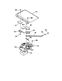 Door Lock Section parts for Kenmore Range 911.92291891 (91192291891, 911 92291891) from AppliancePartsPros.com