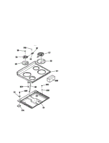 Maintop parts for Kenmore Range 911.93391891 (91193391891, 911 93391891) from AppliancePartsPros.com