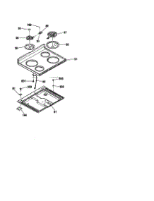 Maintop parts for Kenmore Range 911.93471891 (91193471891, 911 93471891) from AppliancePartsPros.com