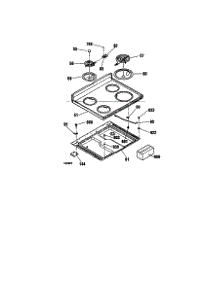 Maintop parts for Kenmore Range 911.91181890 (91191181890, 911 91181890) from AppliancePartsPros.com