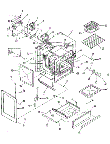 Body Section parts for Kenmore Range 911.7360190 (9117360190, 911 7360190) from AppliancePartsPros.com