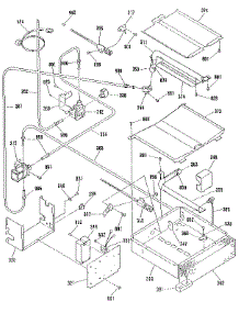 Broiler And Oven Burner Section parts for Kenmore Range 911.7360191 (9117360191, 911 7360191) from AppliancePartsPros.com