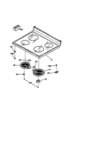 Maintop Section parts for Kenmore Range 911.95482990 (91195482990, 911 95482990) from AppliancePartsPros.com