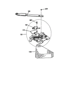 Door Lock Section parts for Kenmore Range 911.95489990 (91195489990, 911 95489990) from AppliancePartsPros.com