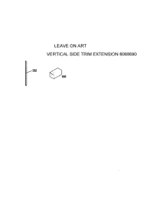 Vertical Side-Trim Ext.8068690 parts for Kenmore Range 911.36665893 (91136665893, 911 36665893) from AppliancePartsPros.com