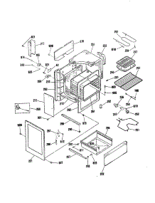 Body Section parts for Kenmore Range 911.9384990 (9119384990, 911 9384990) from AppliancePartsPros.com
