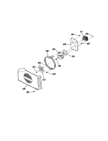 Fan parts for Kenmore Range 911.95955590 (91195955590, 911 95955590) from AppliancePartsPros.com