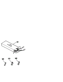 Wire Harness And Components parts for Kenmore Range 911.95955590 (91195955590, 911 95955590) from AppliancePartsPros.com